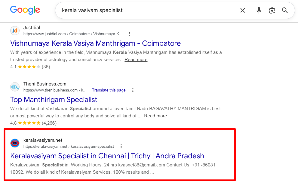 Proof-SEO-Reults-for-kerala-vasiyam-specialistl-keyword.png